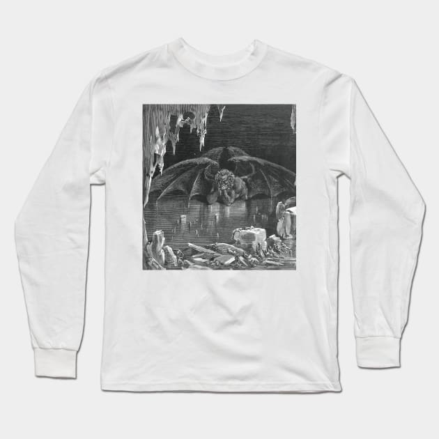 The Devil waiting for souls because hell awaits them! Long Sleeve T-Shirt by Marccelus